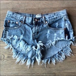 One Teaspoon Bonita Denim Shorts